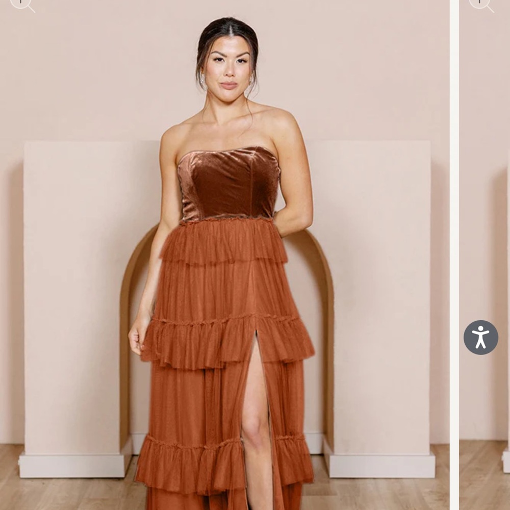 Revelry Rust colored Dress